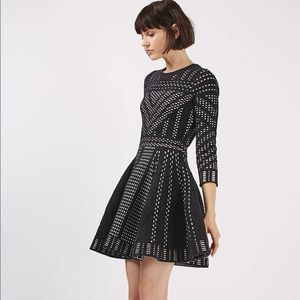Topshop Geometric Dress